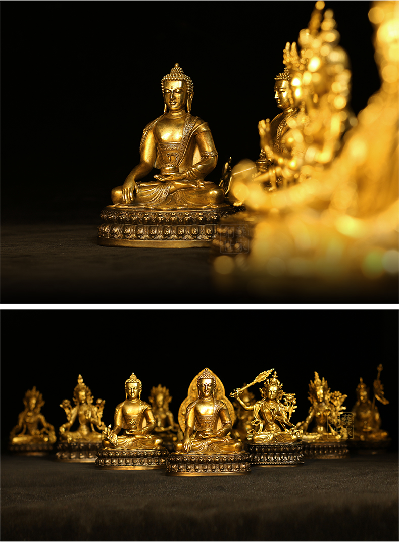 tantric buddhism shakya mani copper carving artwork for sale