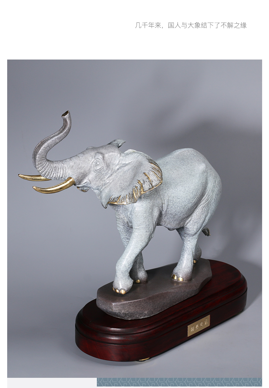 《漫步-锦绣前程》家居玄关铜摆件高端别墅软装设计陈设写实雕塑艺术