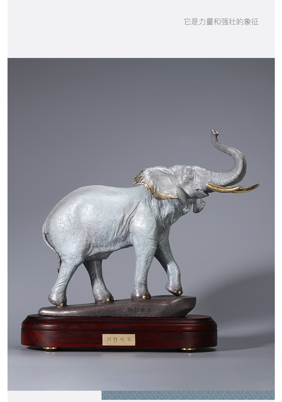 《漫步-锦绣前程》家居玄关铜摆件高端别墅软装设计陈设写实雕塑艺术